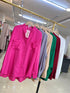 Summer Band Collar Pocket Shirts